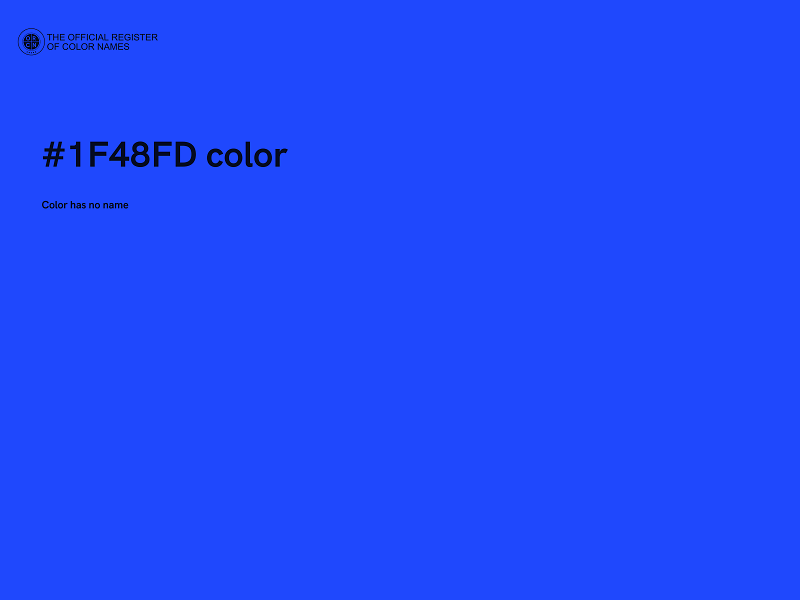 #1F48FD color image