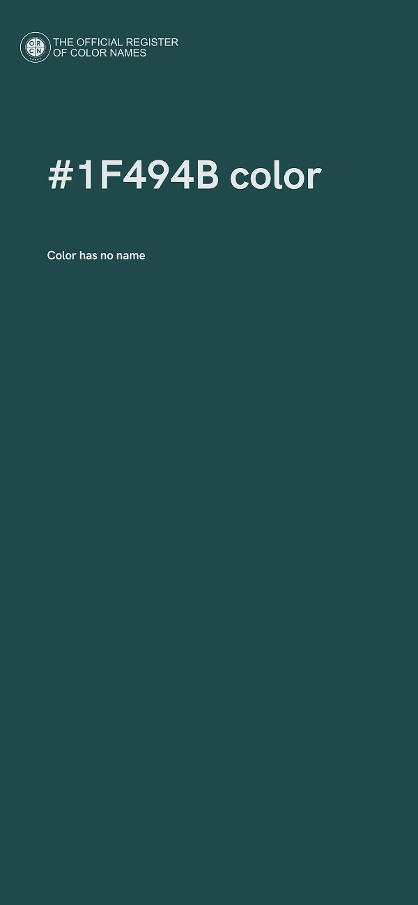 #1F494B color image