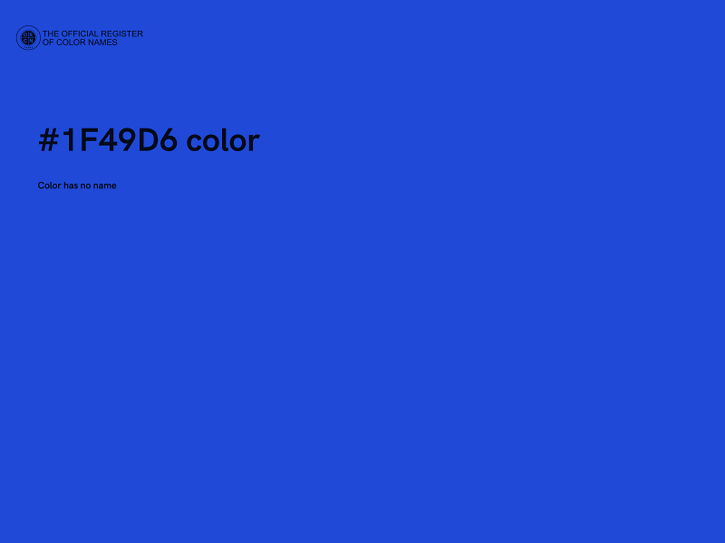 #1F49D6 color image