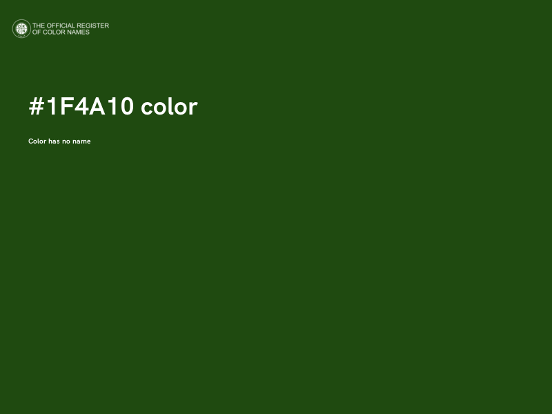 #1F4A10 color image