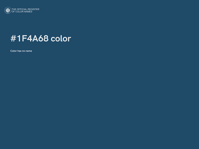 #1F4A68 color image