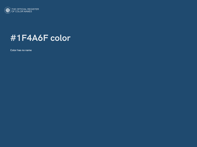 #1F4A6F color image