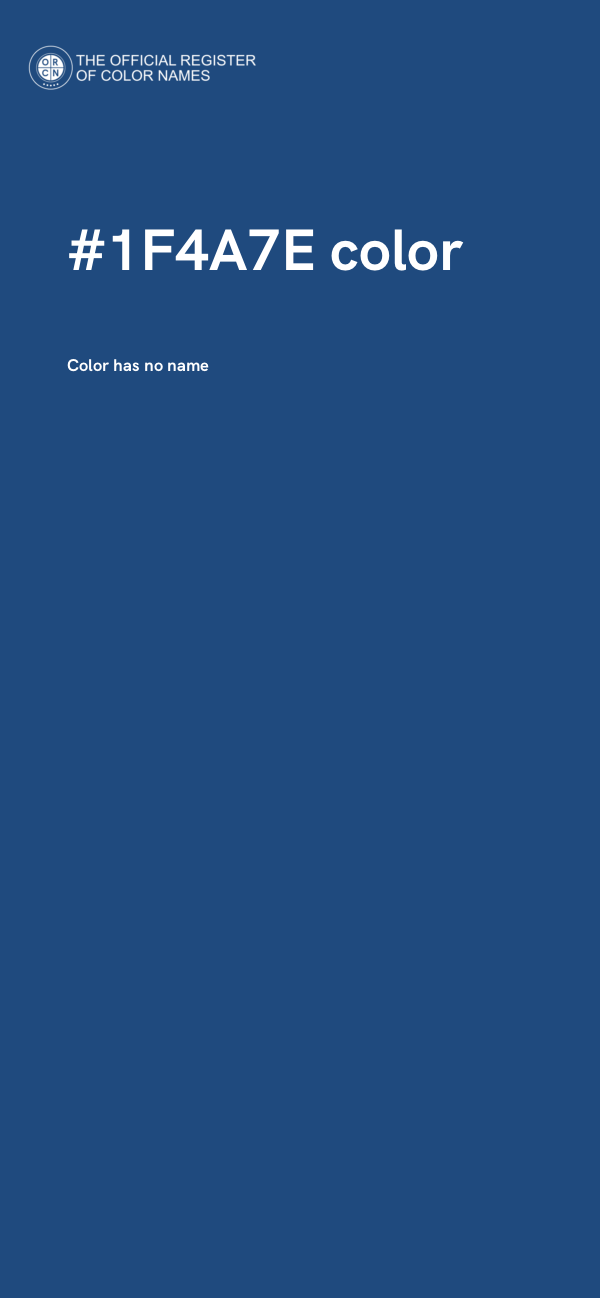 #1F4A7E color image