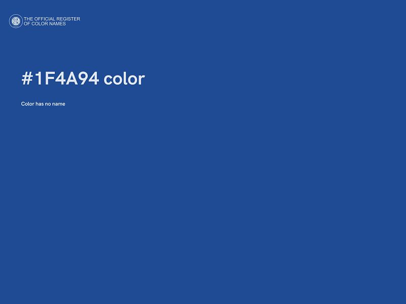 #1F4A94 color image