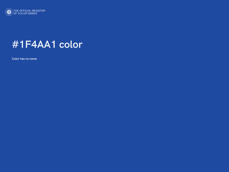 #1F4AA1 color image