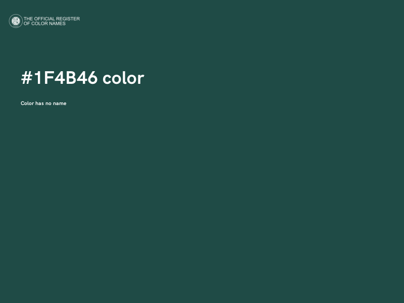 #1F4B46 color image