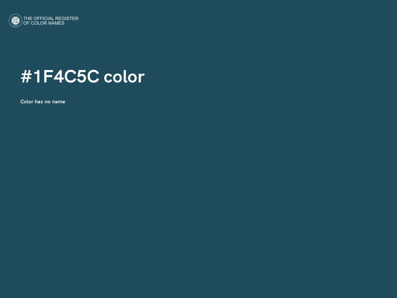 #1F4C5C color image