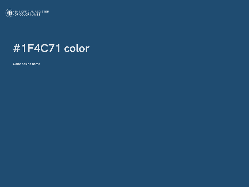#1F4C71 color image