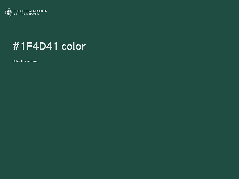 #1F4D41 color image