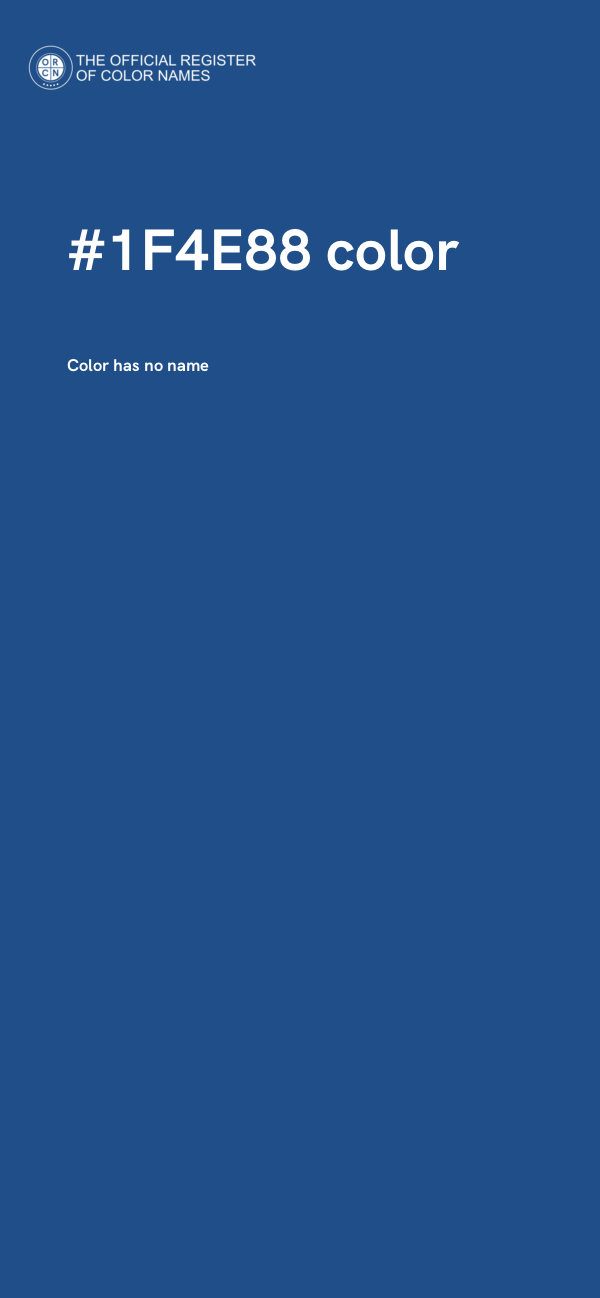 #1F4E88 color image