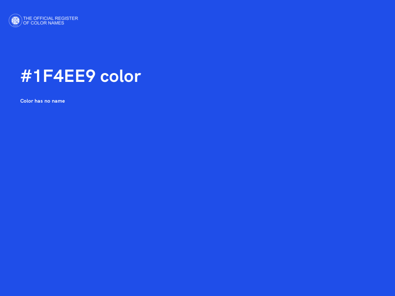 #1F4EE9 color image