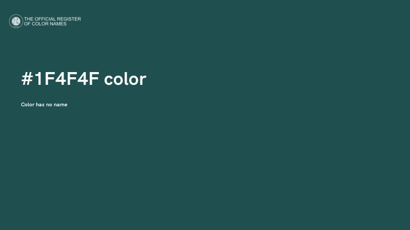 #1F4F4F color image