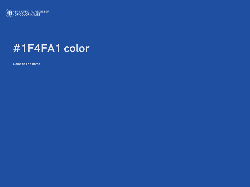 #1F4FA1 color image