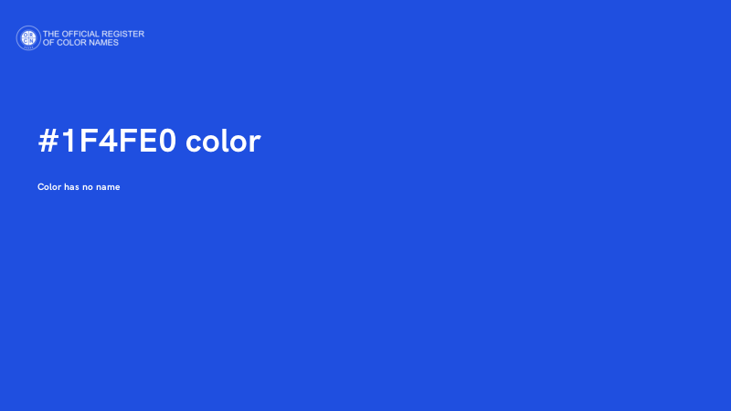 #1F4FE0 color image
