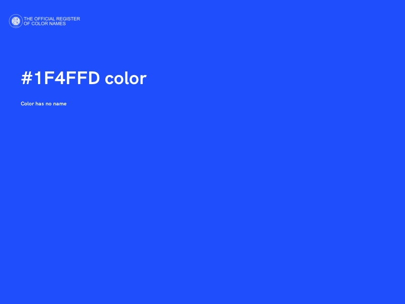 #1F4FFD color image