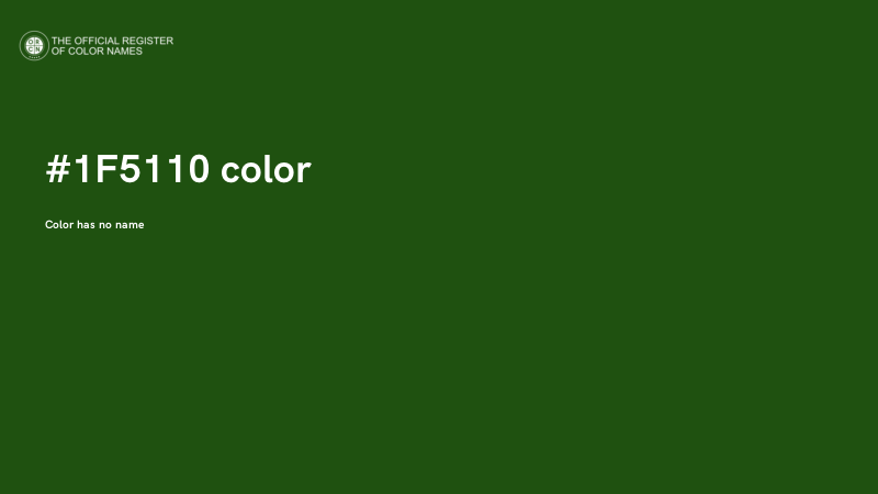 #1F5110 color image