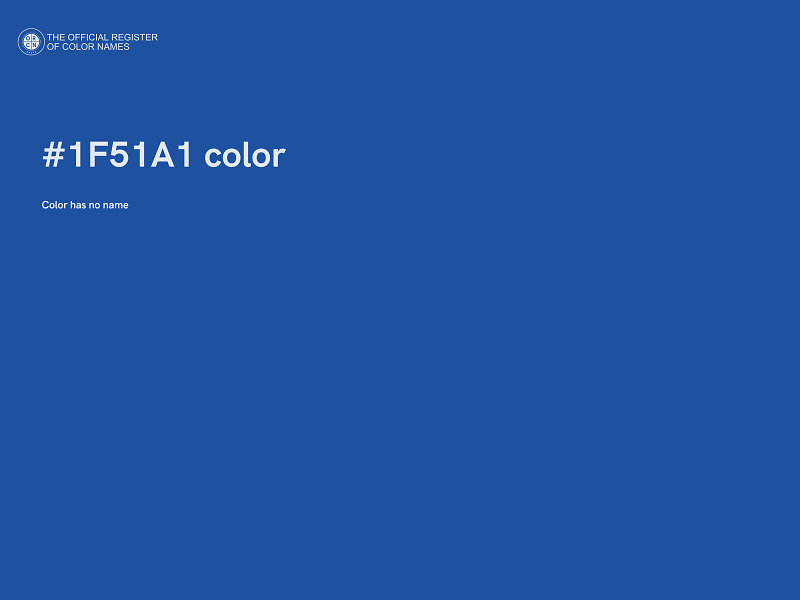 #1F51A1 color image