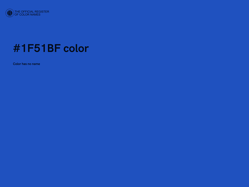 #1F51BF color image