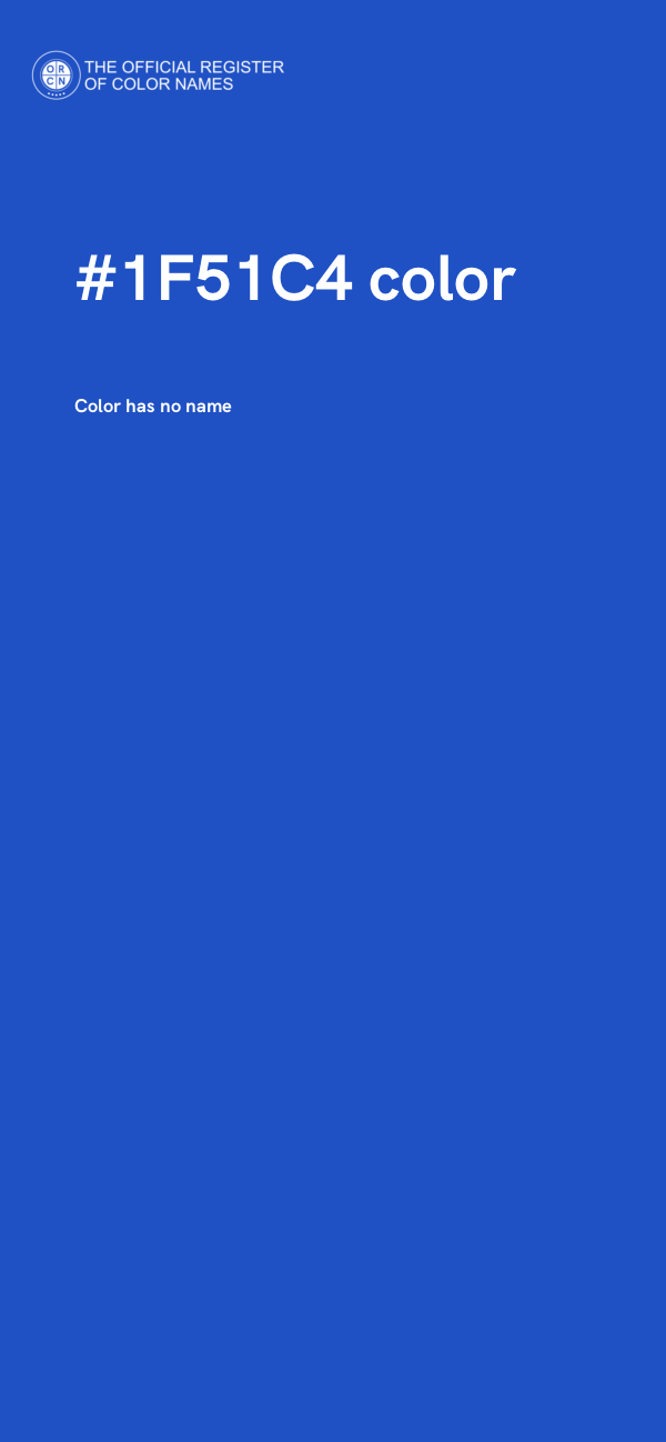 #1F51C4 color image