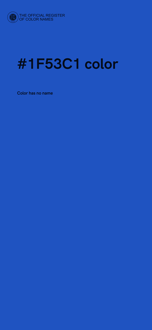 #1F53C1 color image