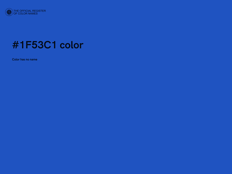 #1F53C1 color image