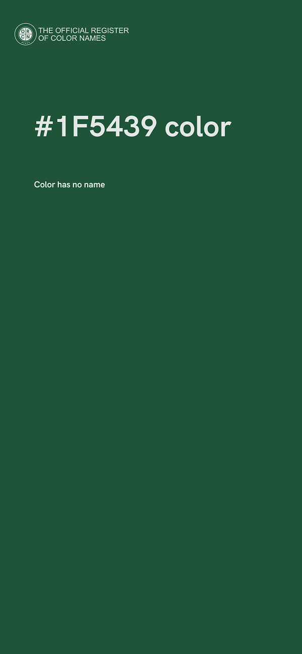 #1F5439 color image