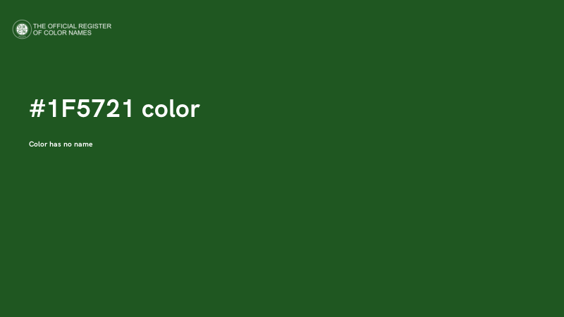#1F5721 color image