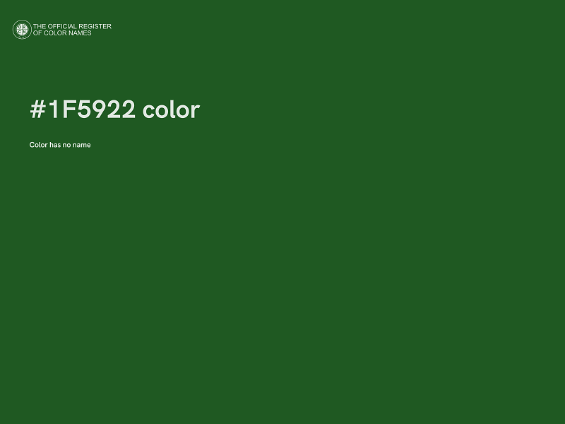 #1F5922 color image