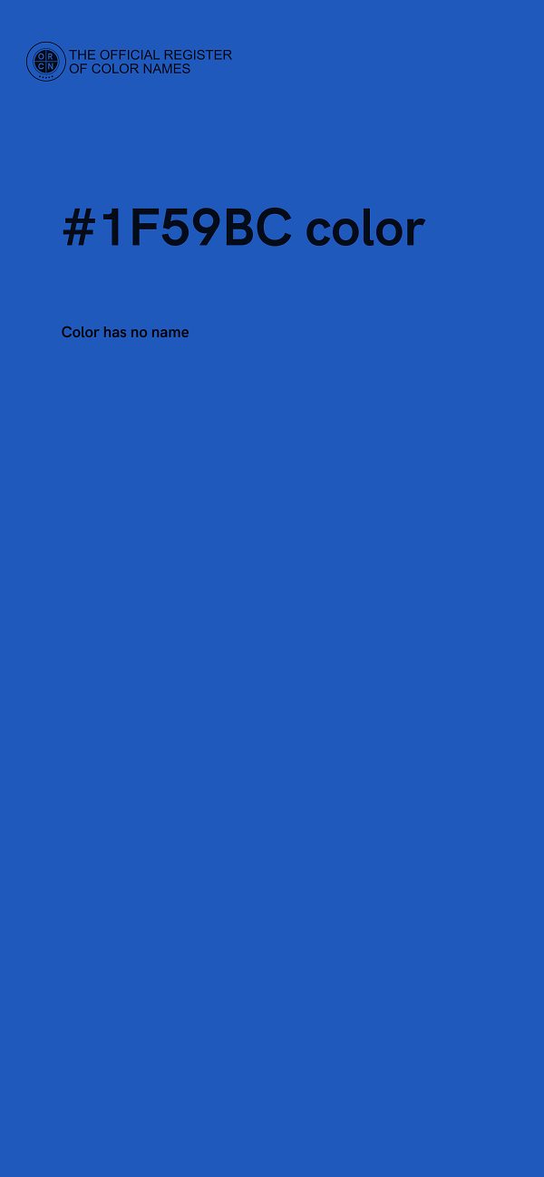 #1F59BC color image