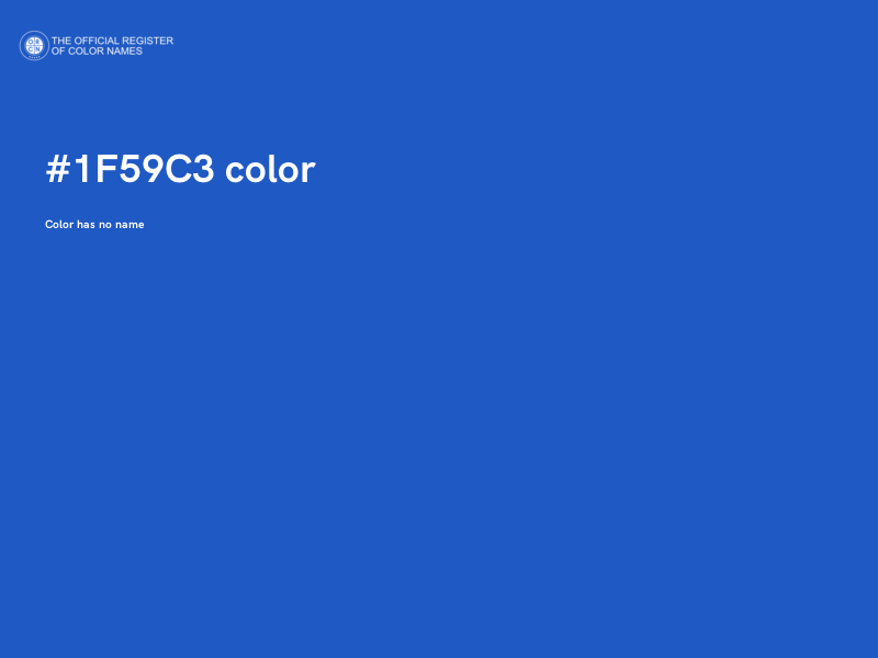 #1F59C3 color image