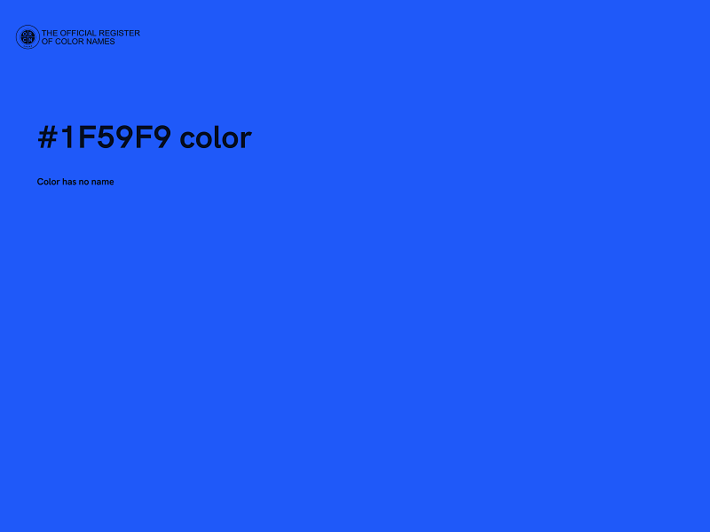 #1F59F9 color image