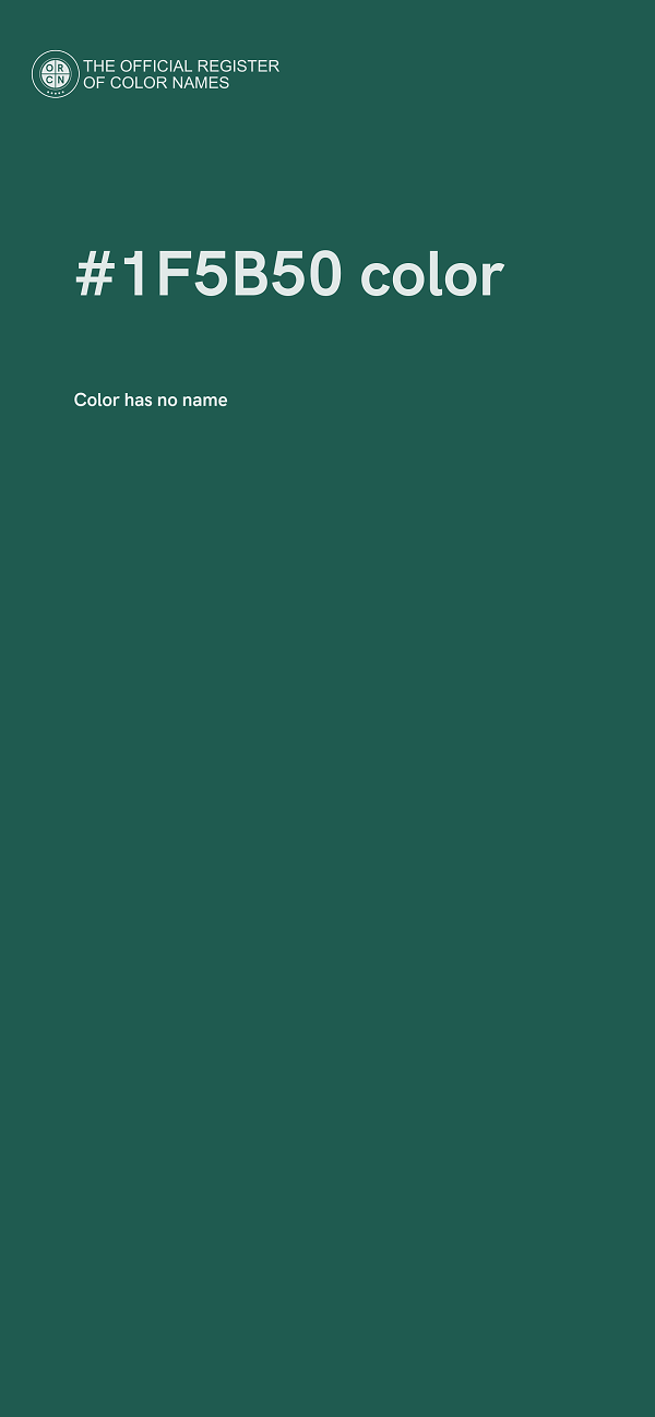 #1F5B50 color image