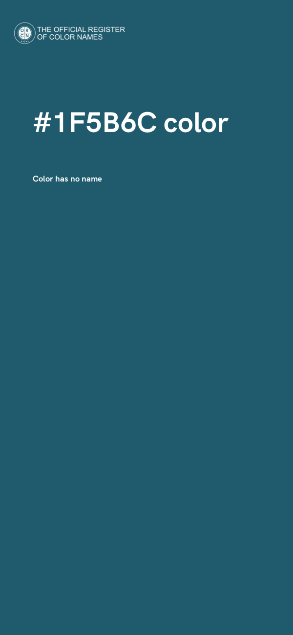 #1F5B6C color image