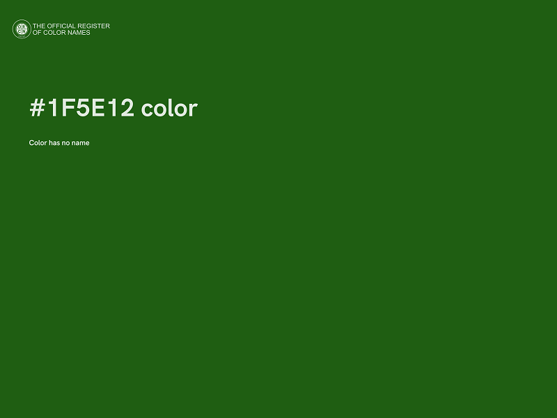 #1F5E12 color image