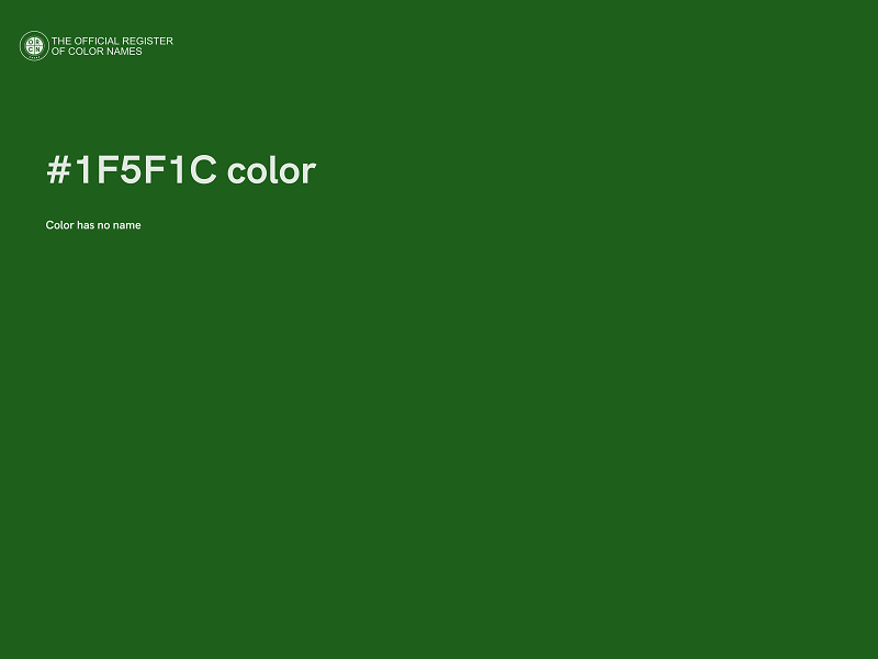 #1F5F1C color image