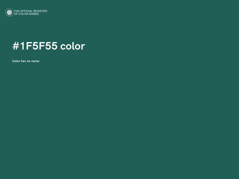 #1F5F55 color image