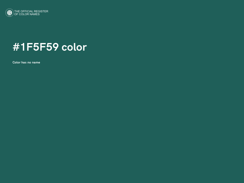 #1F5F59 color image