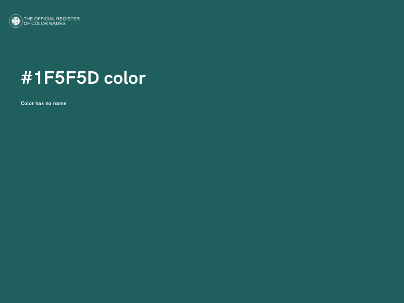 #1F5F5D color image