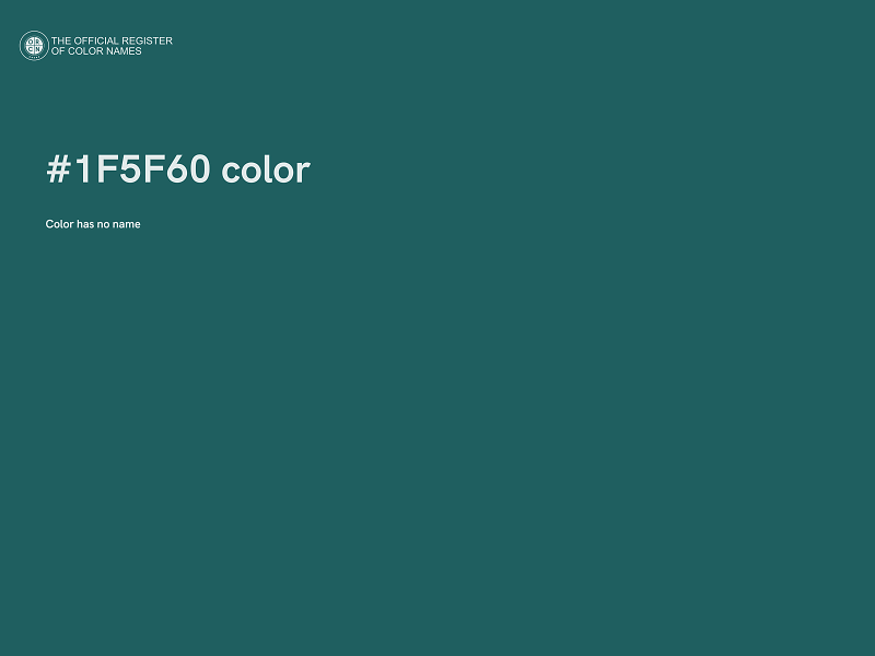 #1F5F60 color image