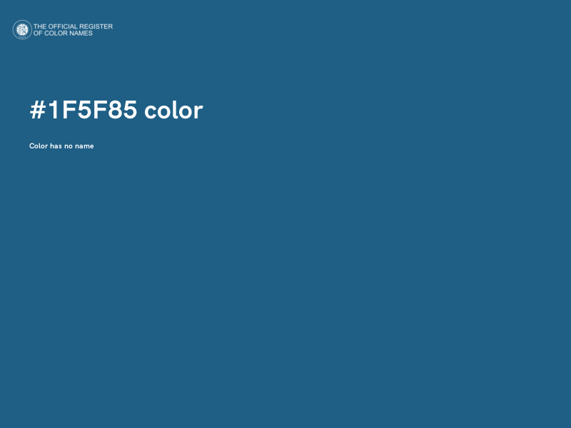 #1F5F85 color image