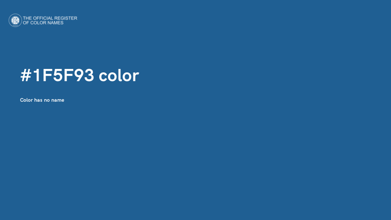 #1F5F93 color image