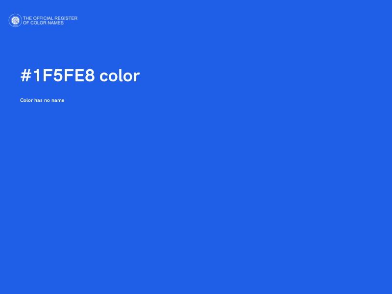 #1F5FE8 color image