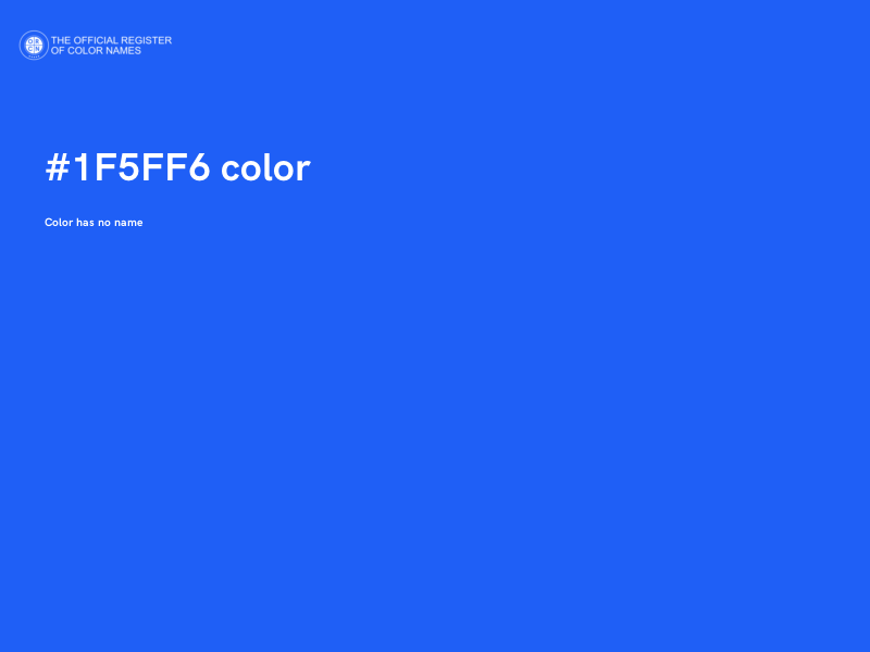 #1F5FF6 color image