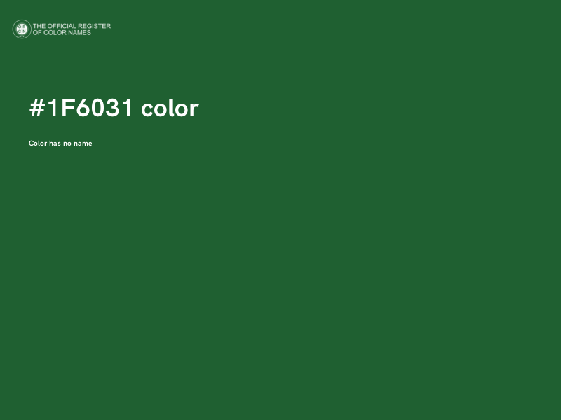 #1F6031 color image