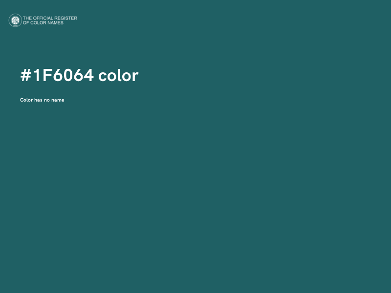 #1F6064 color image