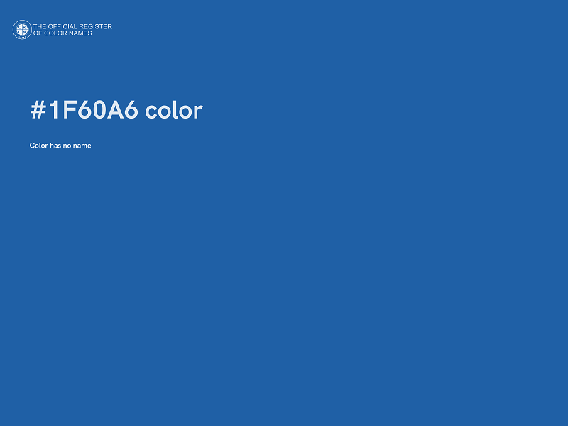 #1F60A6 color image