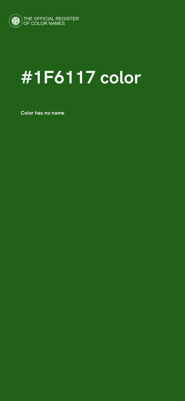 #1F6117 color image