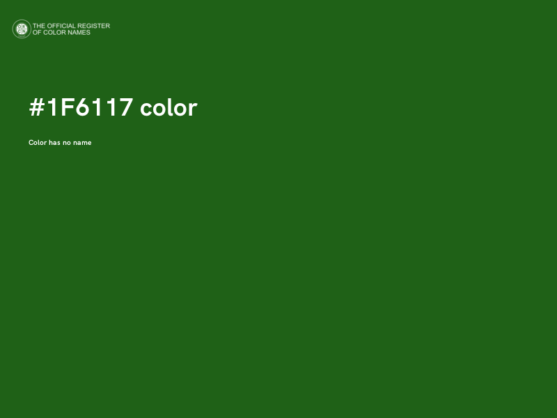#1F6117 color image