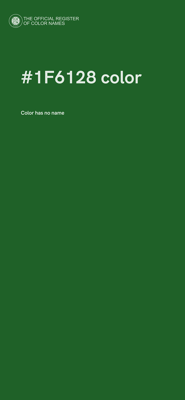 #1F6128 color image