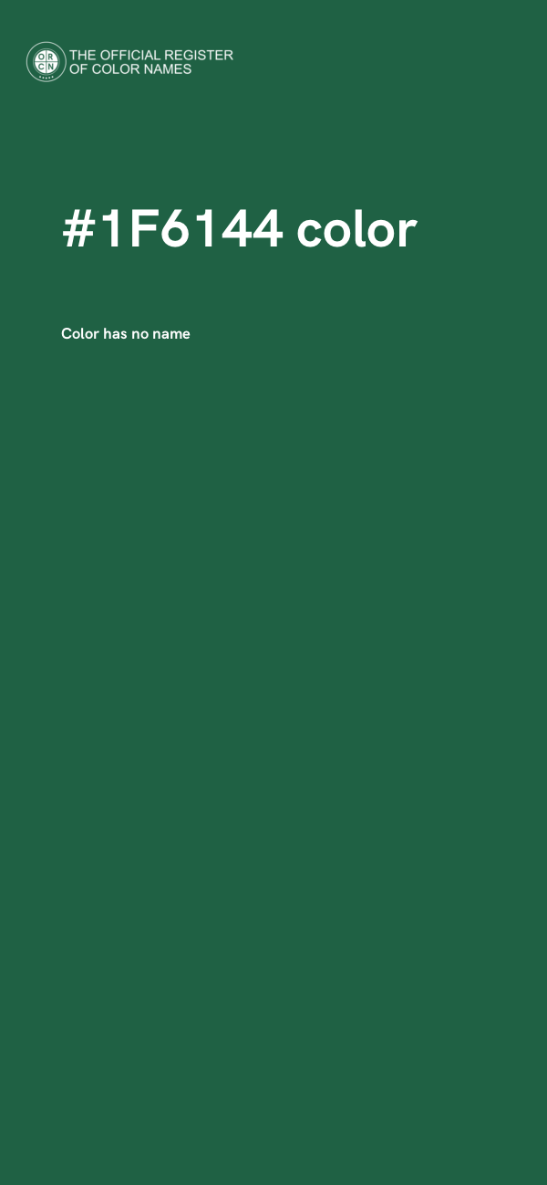 #1F6144 color image